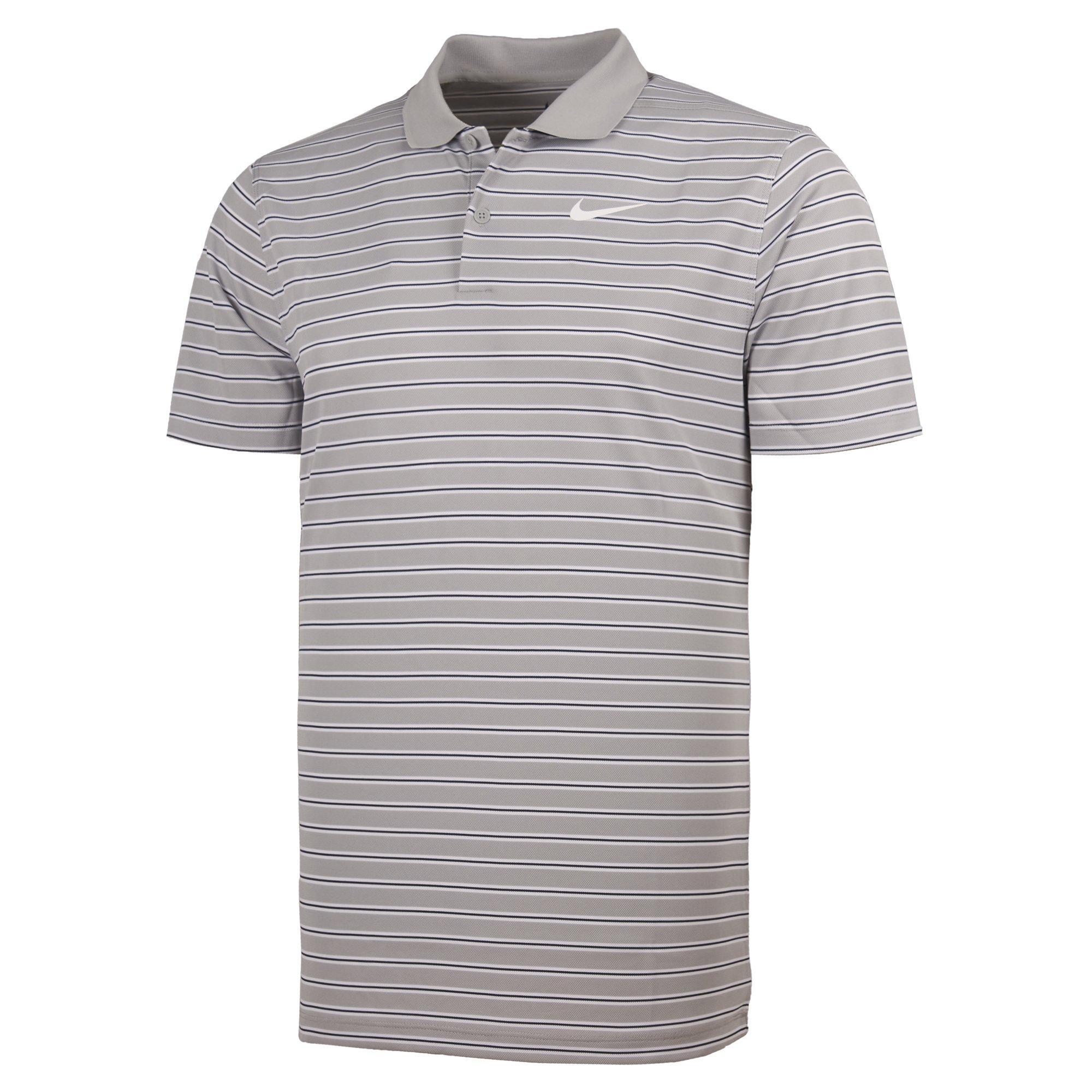 Men s Dri Fit Victory Stripe Short Sleeve Polo NIKE Shirts Polos Men s Golf Town Limited